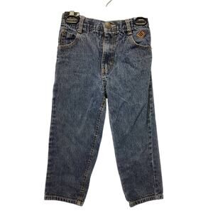 ENYCE by Sean Combs Boys 4 100% Cotton Long Denim Blue Jeans Back Elastic Waist